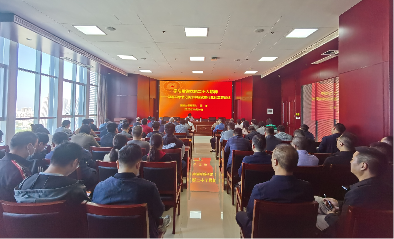 紧跟核心强忠诚 在深学细悟中坚定信仰信念 ——bet手机版官方网站-bet(中国)负责人汪洋同志为全体党员讲授主题教育专题党课