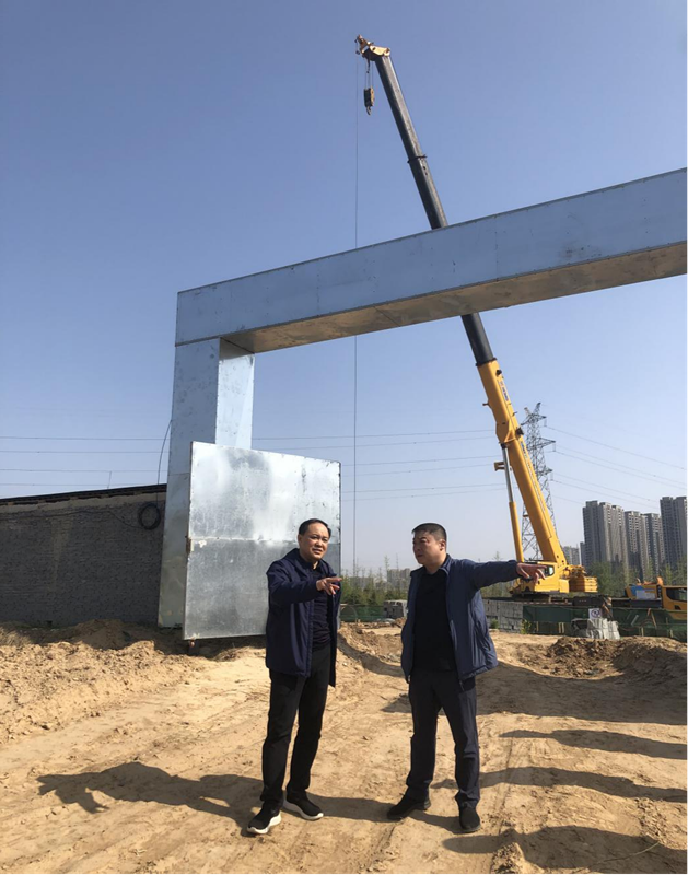 bet手机版官方网站-bet(中国)党委委员、副总经理张岩到侯寨新镇区安置区调研项目建设工作